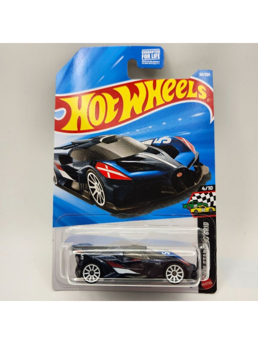 Hot Wheels Bugatti Bolide Dark Blue HW Starting Grid 4/10 50/250